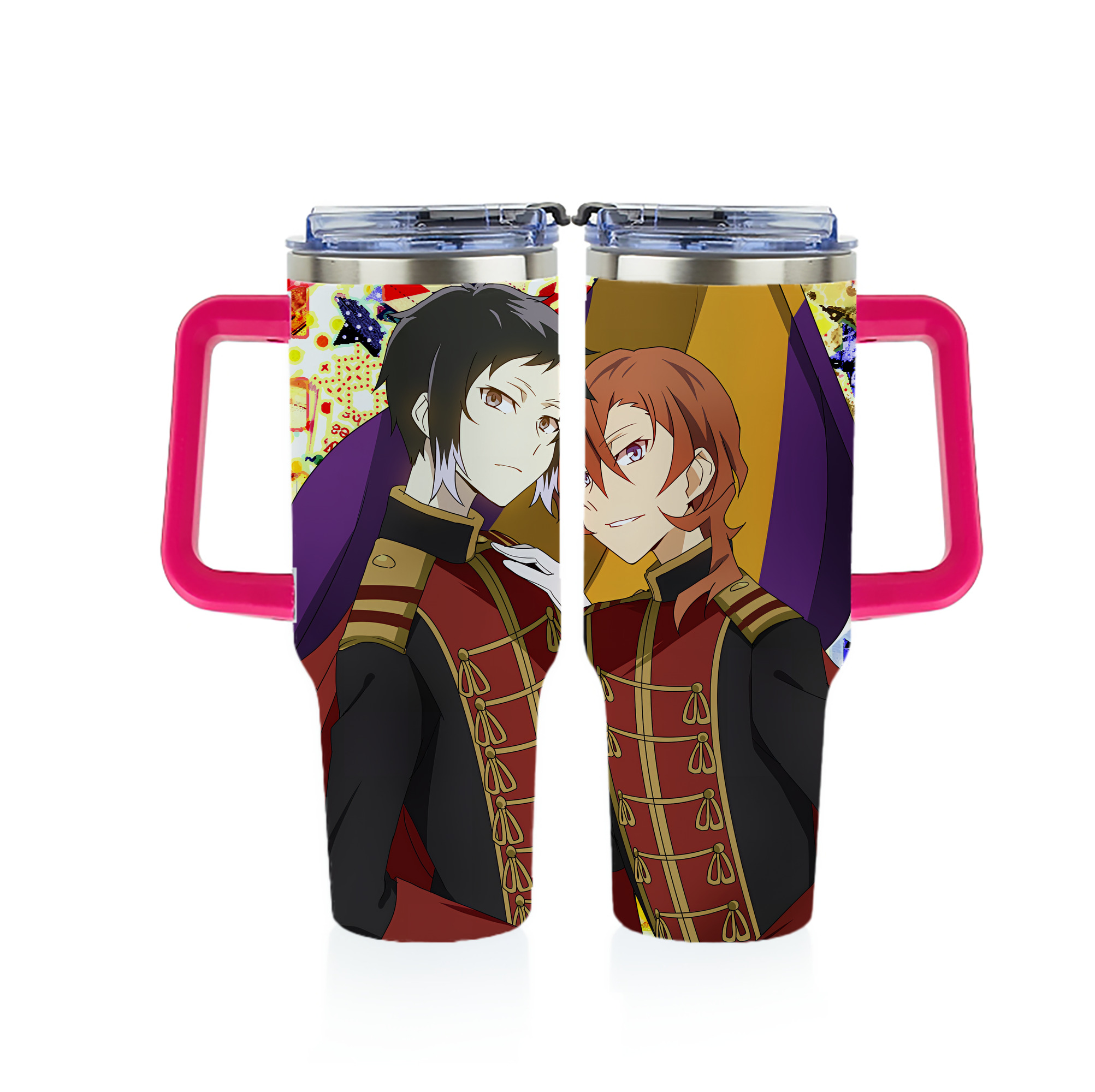 （画像用） 文豪ストレイドッグス Bungo Stray Dogs 1200ｍLフルプリント車用タンブラー